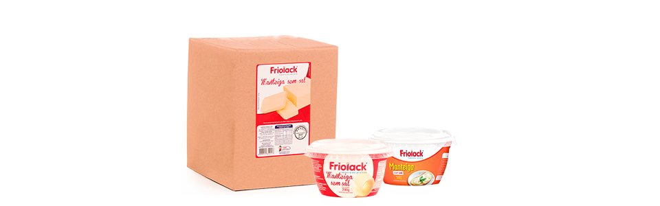 Linha de Manteiga Friolack 200g e 4,5kg
