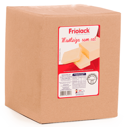Manteiga sem sal Friolack 4,5kg