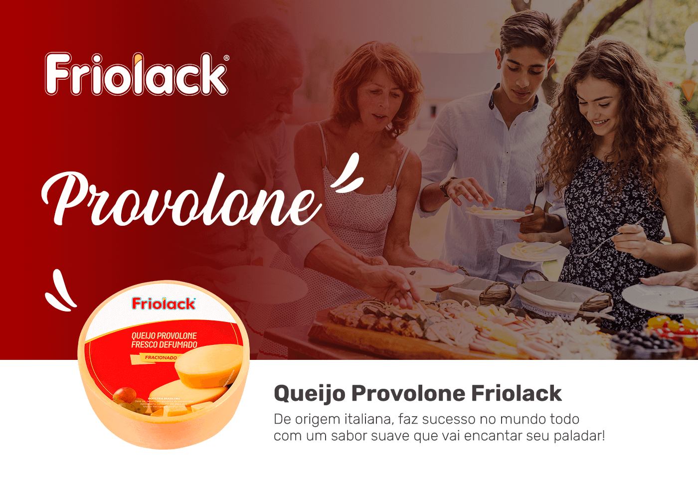 Queijo Provolone Friolack 450g