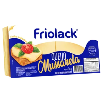 Queijo Mussarela Fatiado 1kg