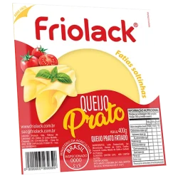 Queijo Prato Lanche Fatiado 400g