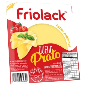 Queijo Prato Lanche Fatiado 400g